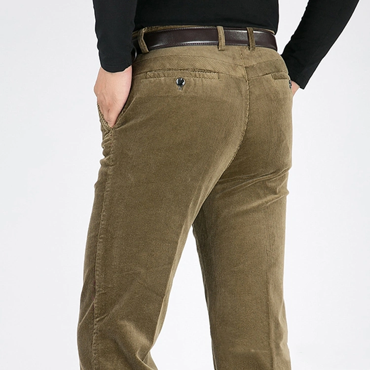 Autumn Winter Thick Men's Corduroy Casual Pants