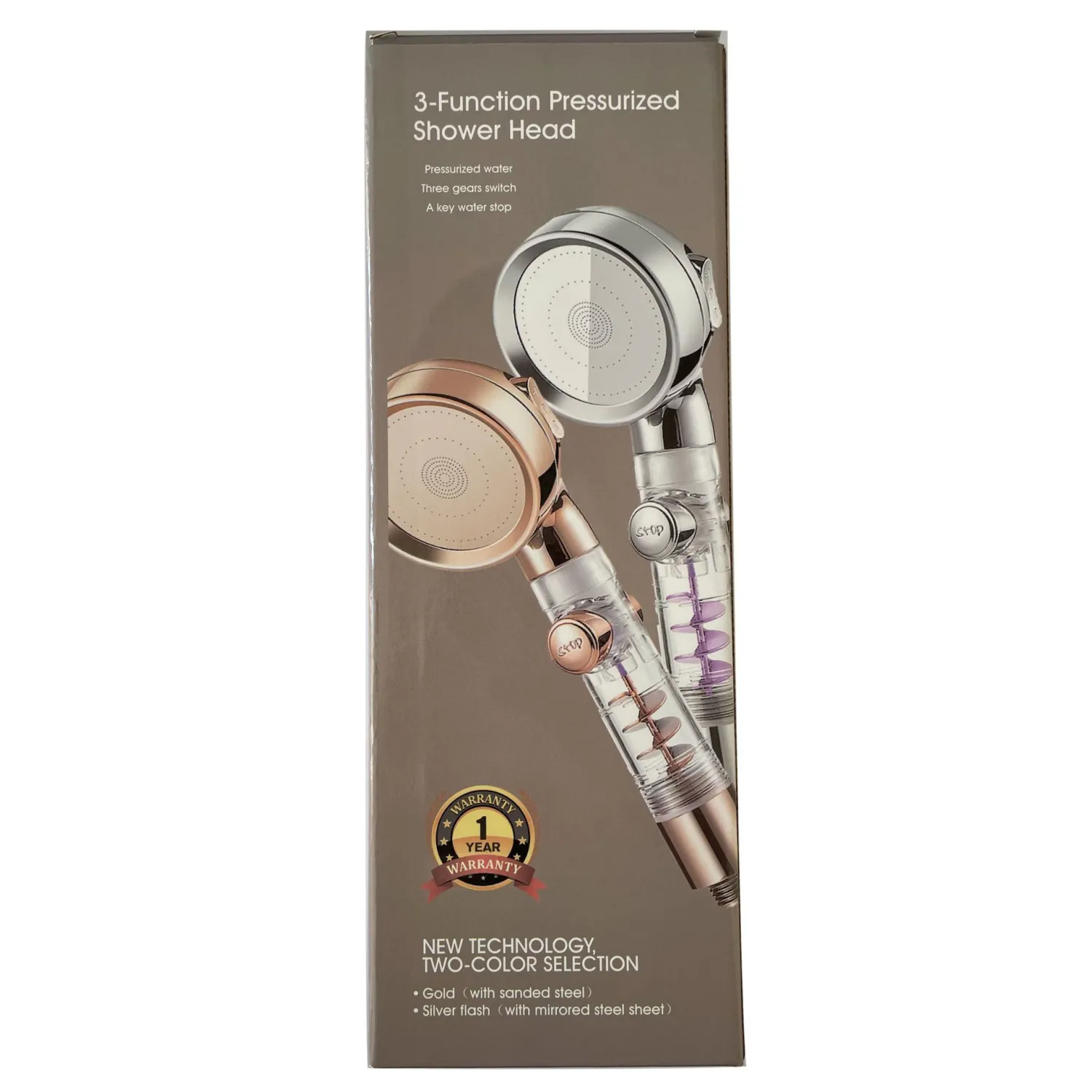Beauty Skin Three-speed Turbo Rod Supercharged Shower Head