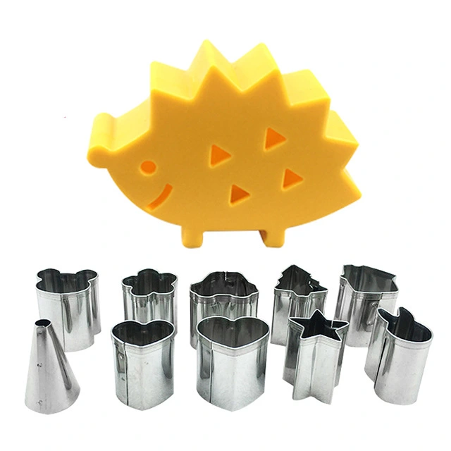 Mini Stainless Steel Fruit Mold Cartoon Animal Cookie Cutter