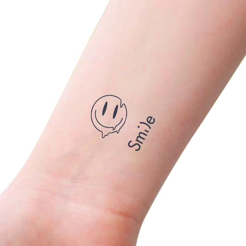 Non-reflective Semi-permanent Waterproof Disposable Tattoo Sticker