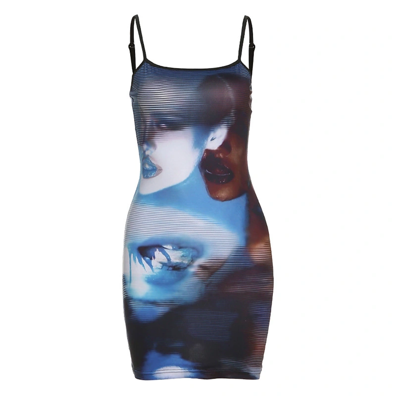 Fashionable Personality Revealing Backpack Hip Dress