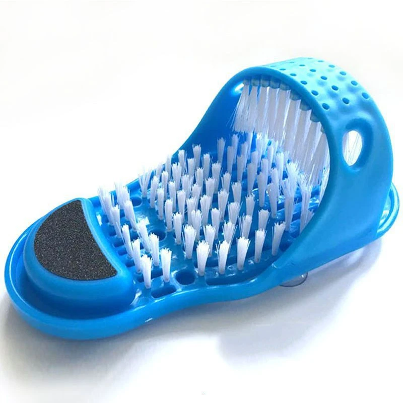 Lazy Foot Scrubbing Brush Slippers With Suction Cup Massage Foot Scrubbing Artifact