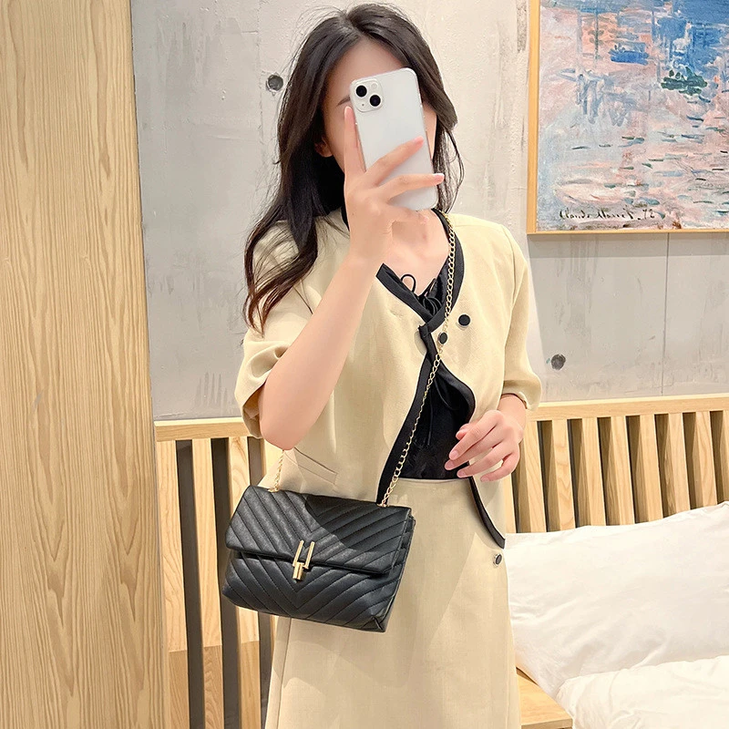 Women's Fashion Casual Diamond Crossbody Bag