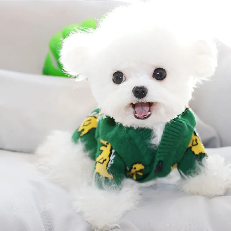 Pet Fashion Simple Jacquard Dog Sweater