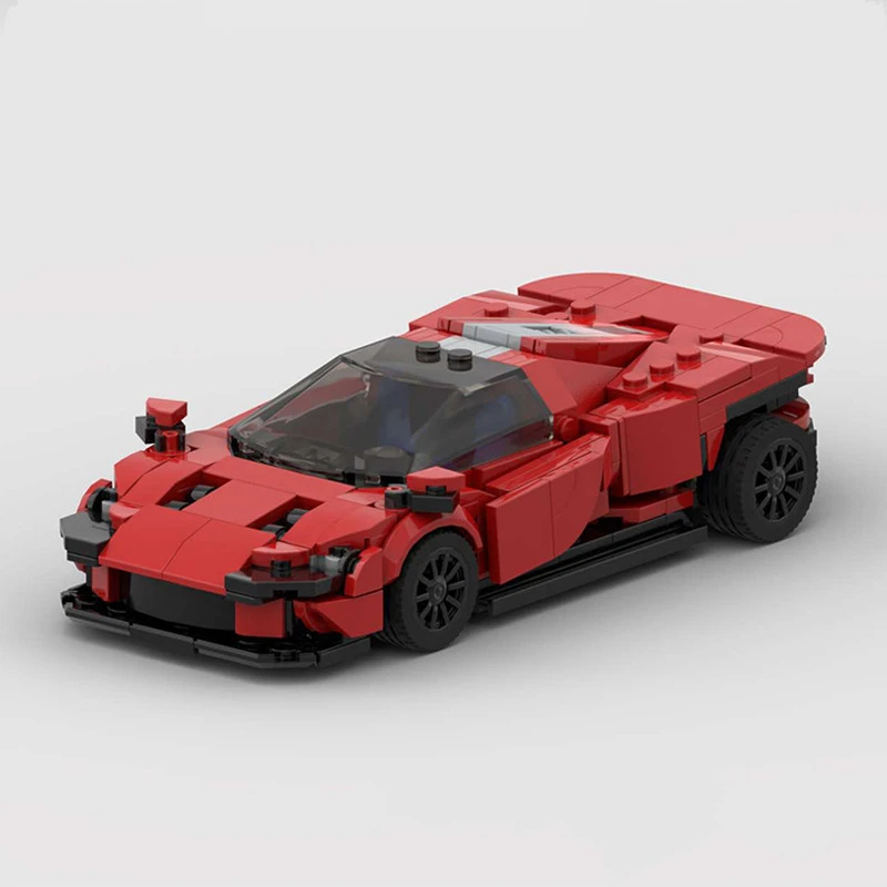 Moc Building Blocks Are Suitable For 8-grid Car Assembly