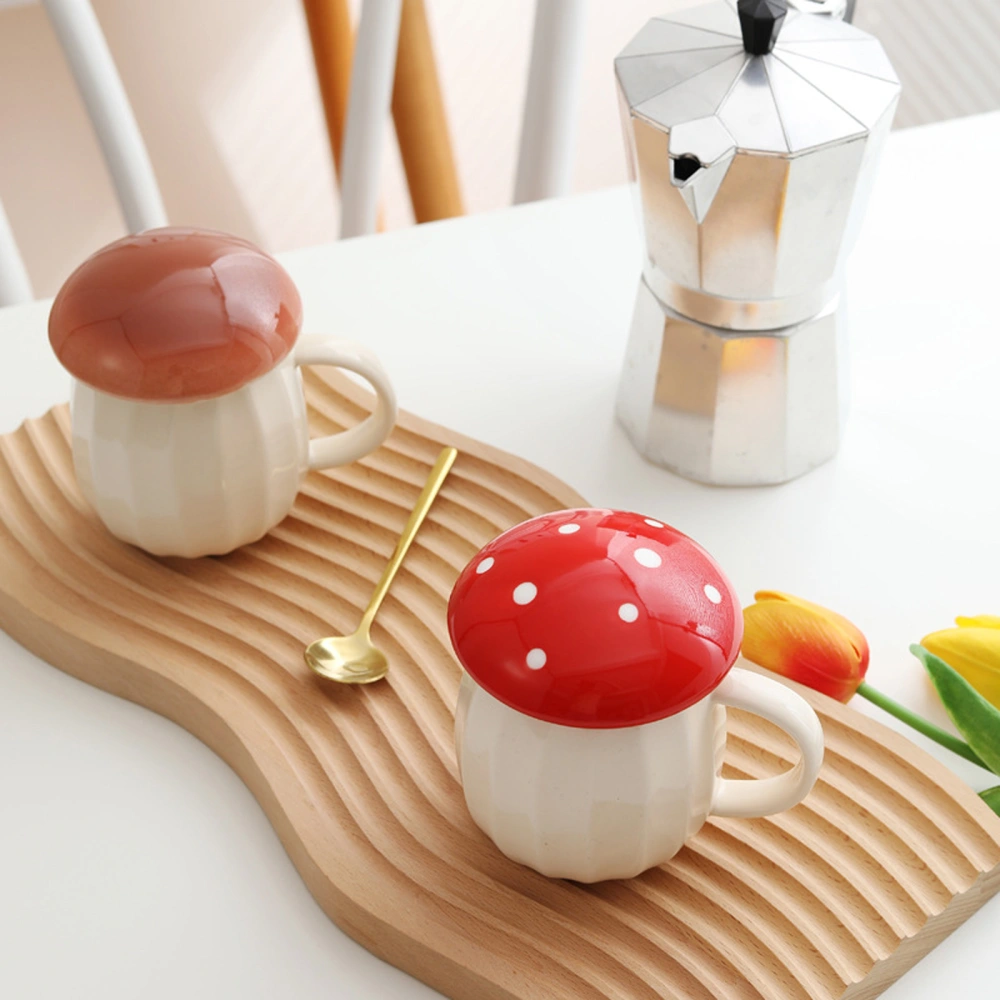 Creative Mushroom Drinking Water Ceramic Cup Cute Water Home