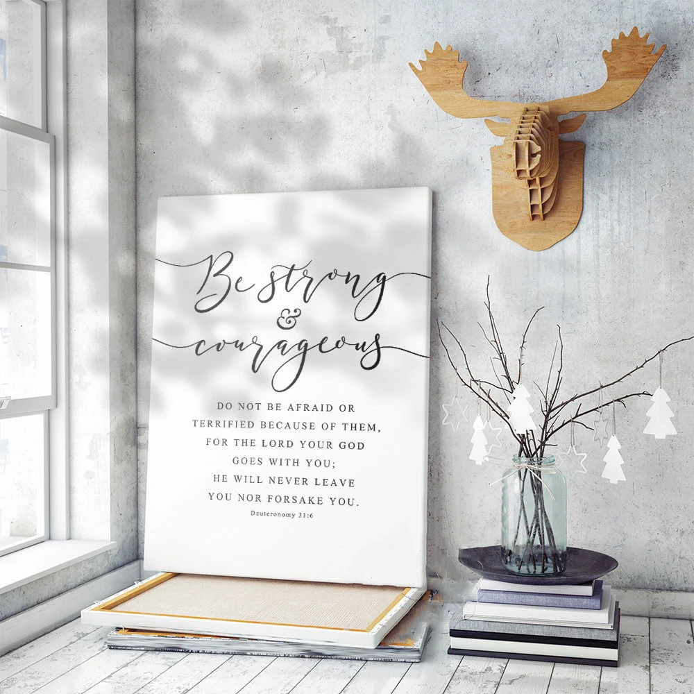 Bible Verse Wall Art Poster Decoration Mural