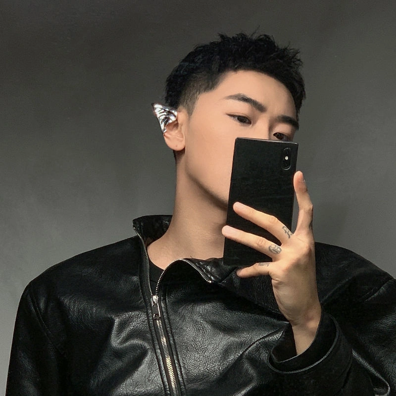 Futuristic Mechanical Alloy Elf Ear Clip