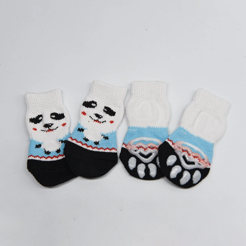 Autumn And Winter Pet Cartoon Non-slip Mat Socks