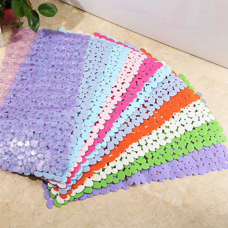 Solid Color Pvc Bathroom Anti-skid Floor Mat