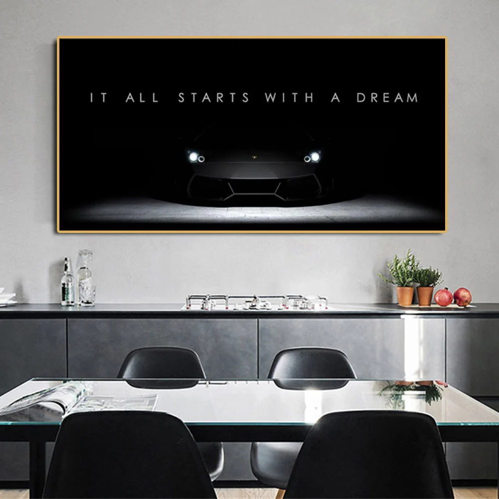 Living Room Decoration Canvas Inkjet Painting