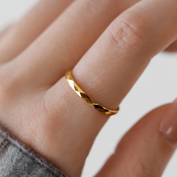 Exquisite Multi-section Prismatic Ring