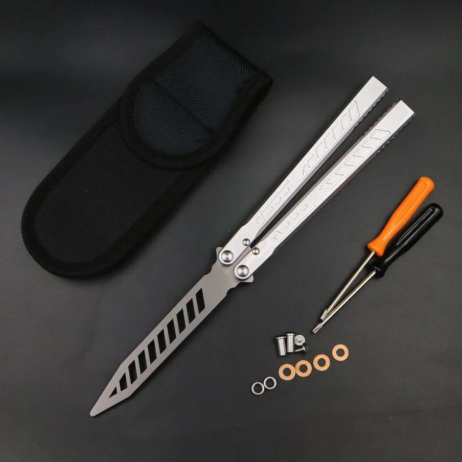 Wing Pictograph Butterfly Knife Aluminum Alloy Handle Safety Practice Not Cutting Edge