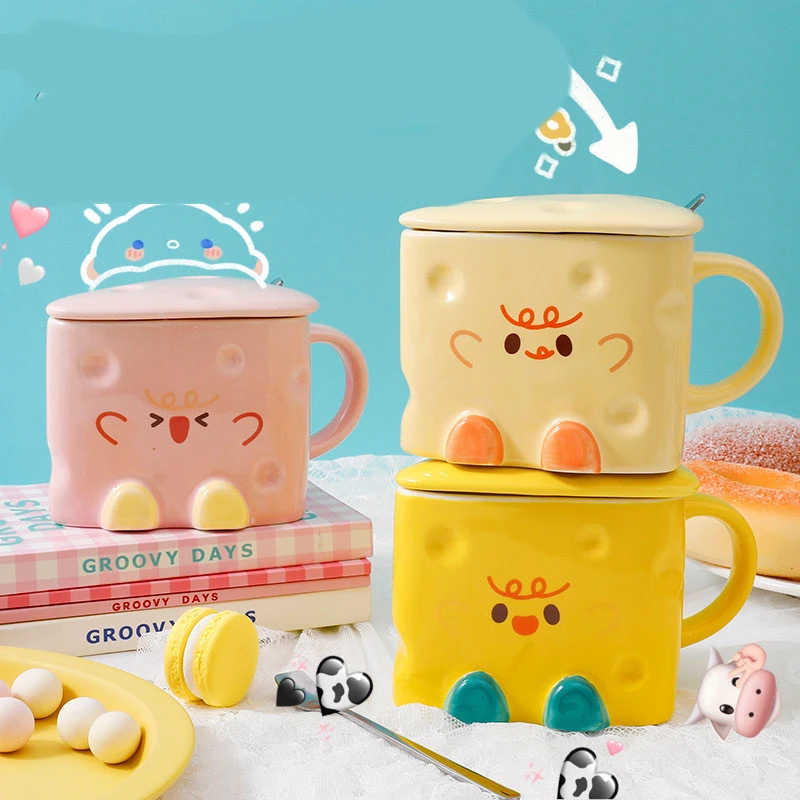 Cute Cheese Mug Ins Ceramic Good Looking