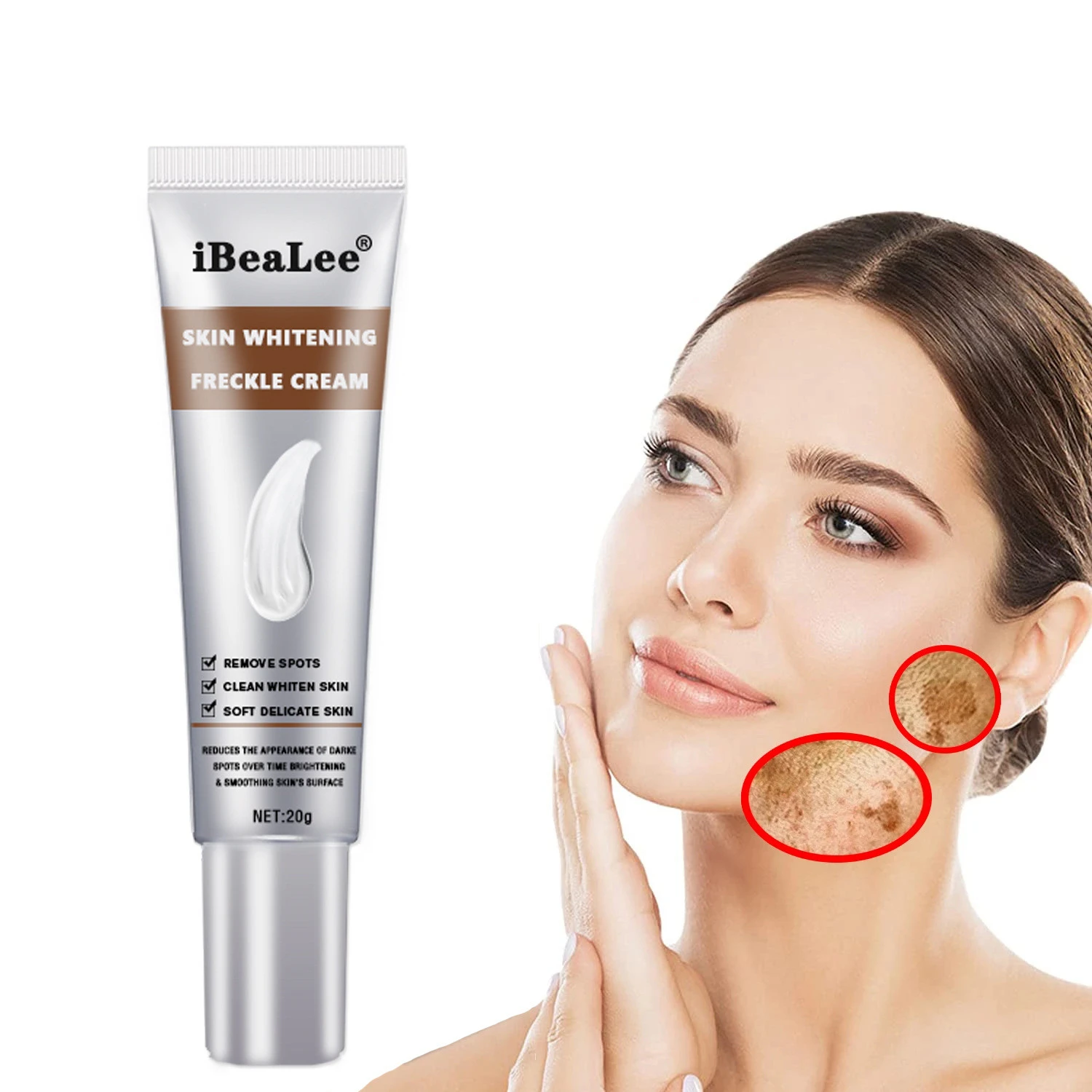 Mild Moisturizing And Improving Dark Yellow Freckle Removing Cream