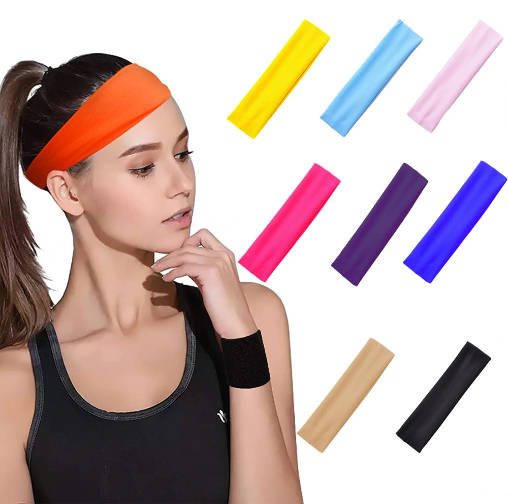 Elastic Headband Pure Cotton Sweat-absorbing Hair Band