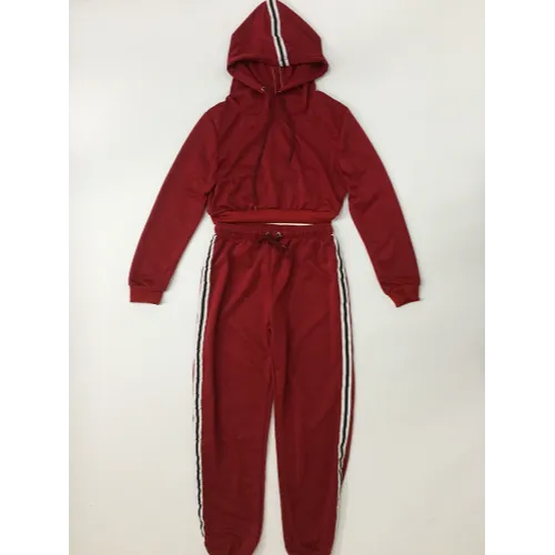 Teddy London Womens Cropped Hoodie