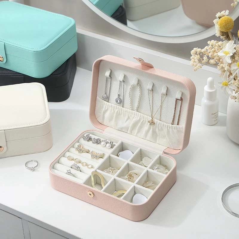 Flip Simple Earrings Ring Storage Box