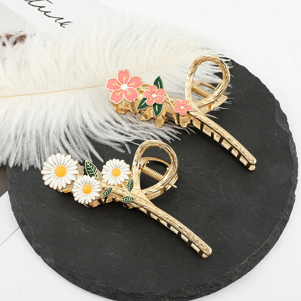 Women's Fashion Pearl Flower Hair Clip