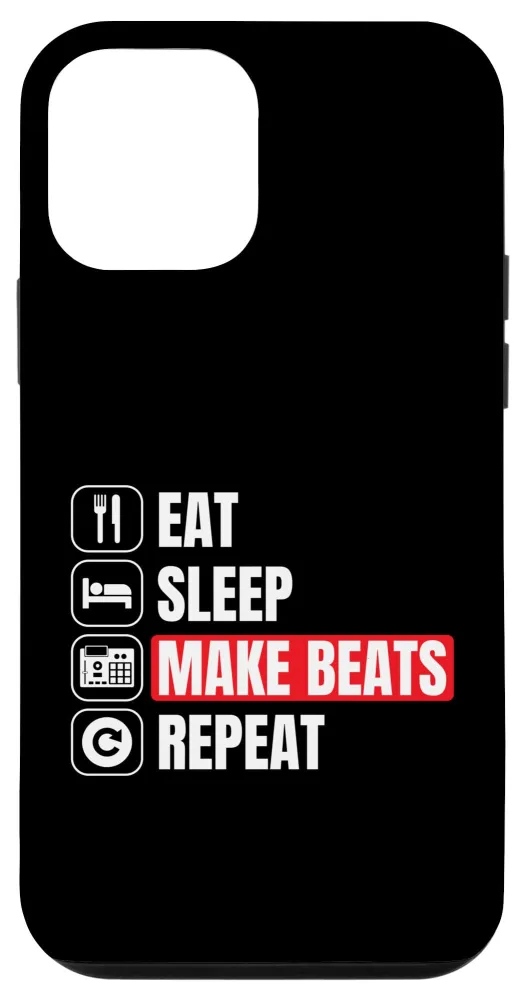 iPhone 12 mini Eat Sleep Make Beats Repeat For Music Beat Producer Case