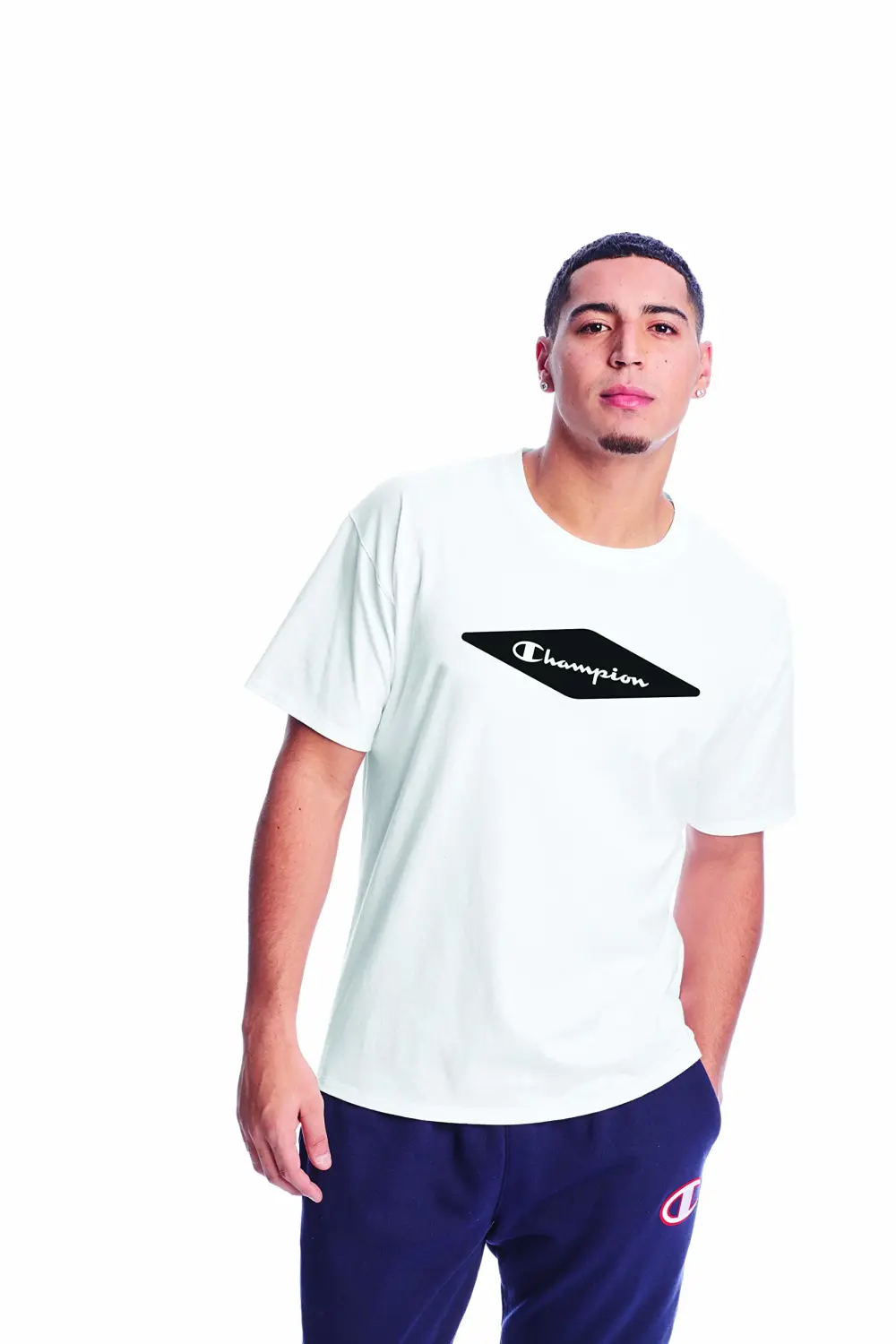 Champion Men'S Classic T-Shirt, Vintage Badge Script