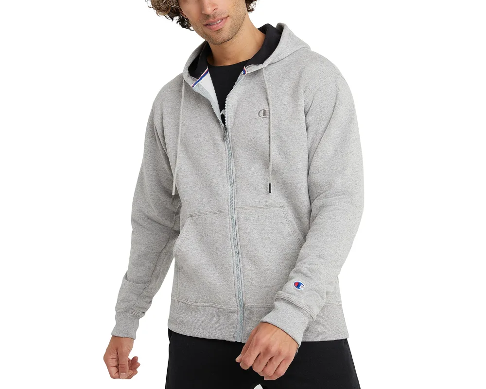 Champion Men's Zip-up Hoodie, Powerblend, Zip-up Hoodie Sweatshirt for Men (Reg. Or Big & Tall)