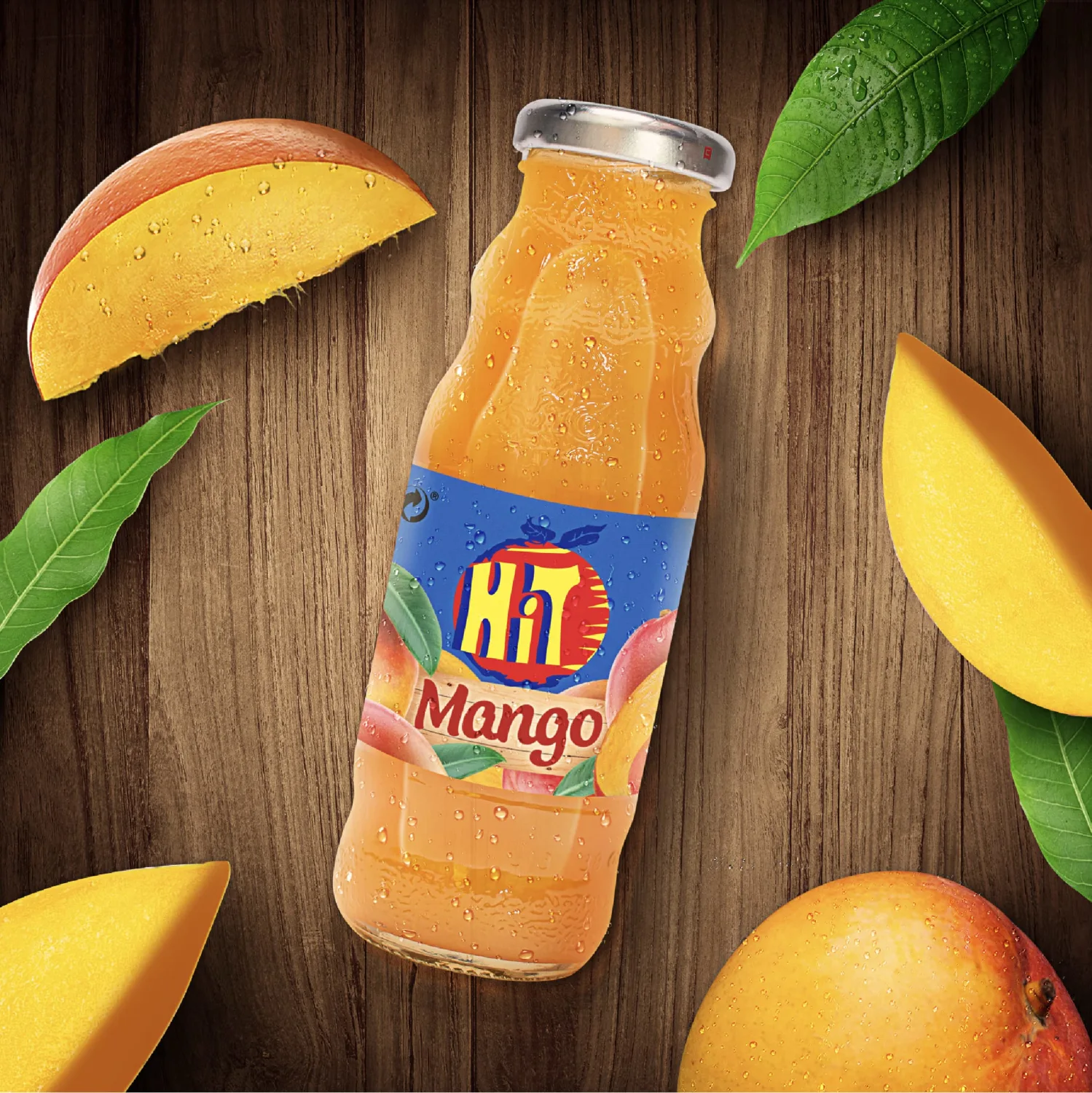 Hit Mango juice 8 fl oz | 237ml glass x 6 units