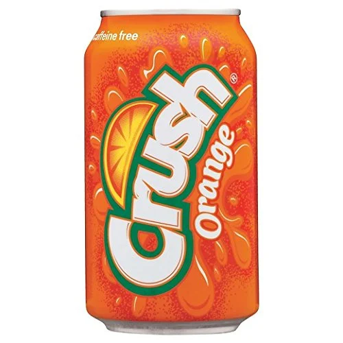 Crush Orange, 12 Fl Oz Can (Pack of 18, Total of 216 Oz)