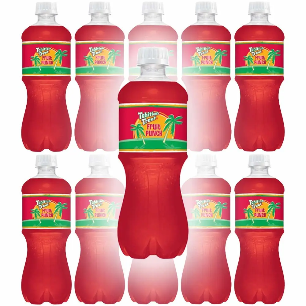 Tahitian Treat, Fruit Punch Soda, 20 Fl Oz Bottle (Pack of 12, Total of 240 Fl Oz)