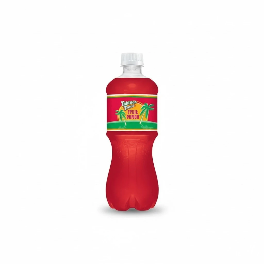 Tahitian Treat, Fruit Punch Soda, 20 Fl Oz Bottle (Pack of 12, Total of 240 Fl Oz)