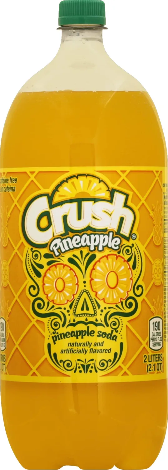 Crush Pineapple Soda, 2 l