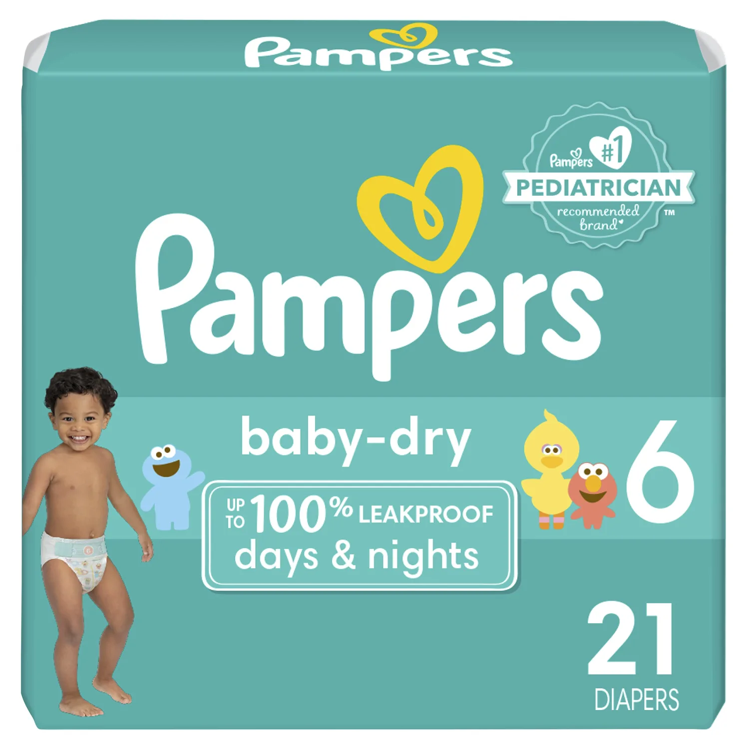 Pampers Baby Dry Diapers Size 6-21 ct