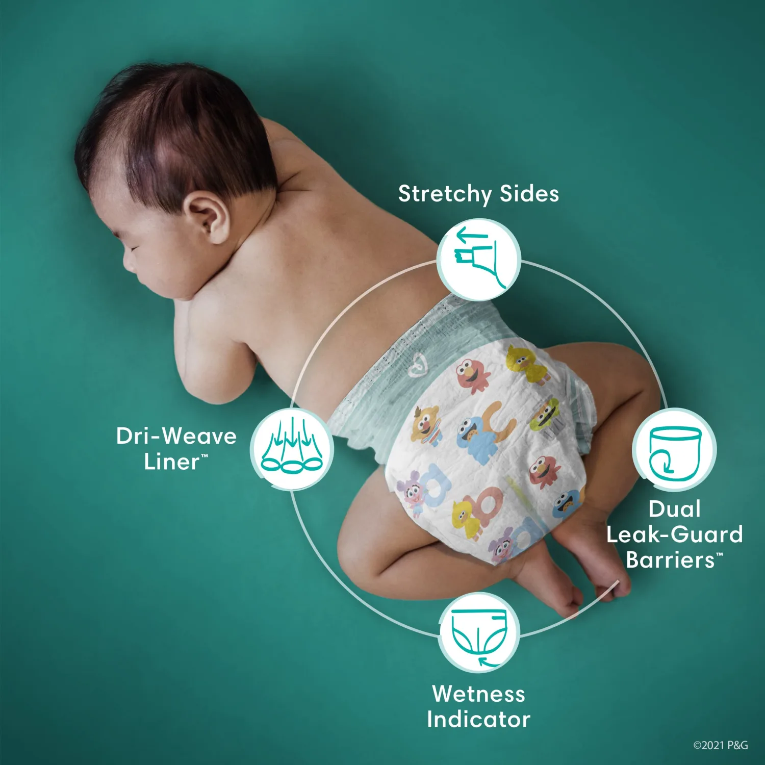 Pampers Baby Dry Diapers Size 6-21 ct