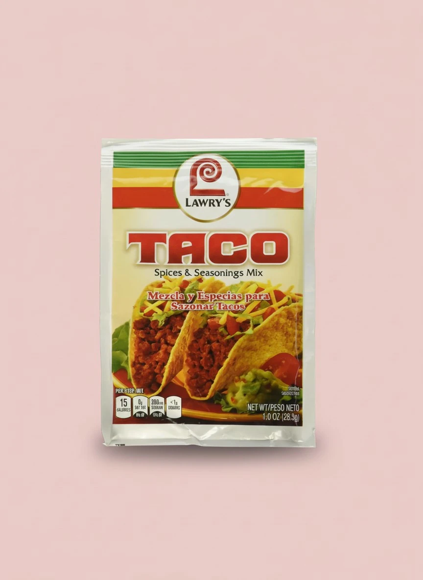 Lawry's Taco Seasoning 1 Oz Packet (Pack of 6)