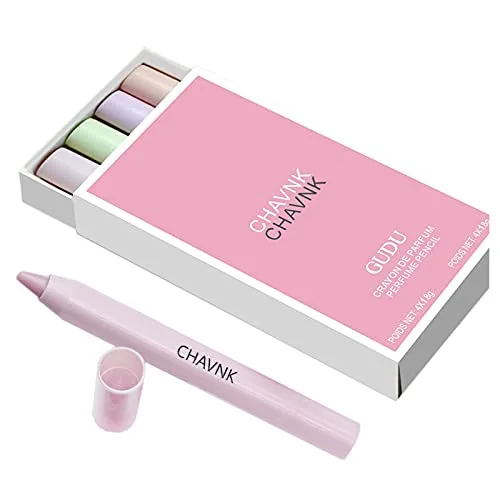 Solid Perfume Stick, 4 PCS Fruity and Floral Scent Fragrance Crayons Set for Women Girls