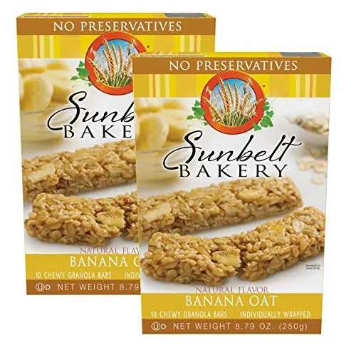 Sunbelt Bakery Banana Oat Chewy Granola Bars, 20 Count