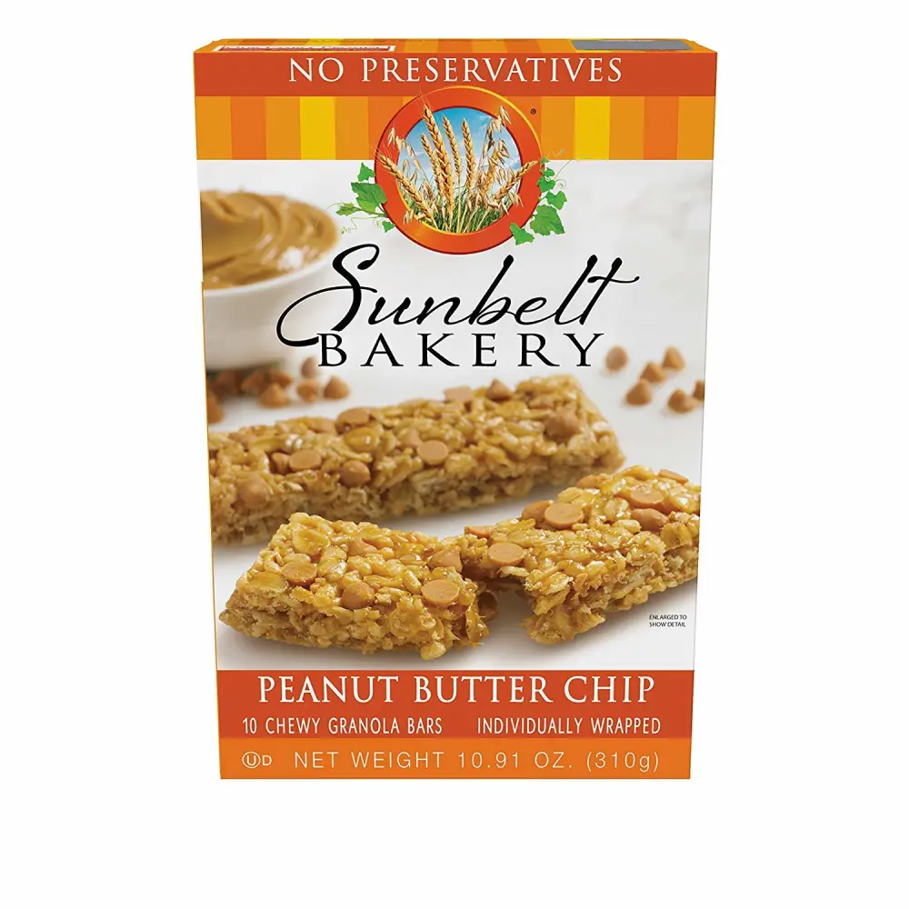 Sunbelt Bakery Peanut Butter Chip Chewy Granola Bars, 20 Count