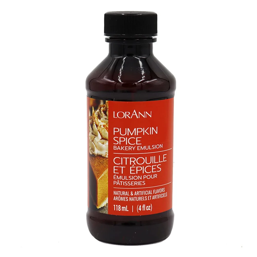 Lorann Oils Pumpkin Spice Bakery Emulsion: Genuine Pumpkin Spice Blend, Perfect for Boosting Fall Flavors in Cakes, Cookies & Desserts, Gluten-Free, Keto-Friendly, Pumpkin Spice Flavoring Essential