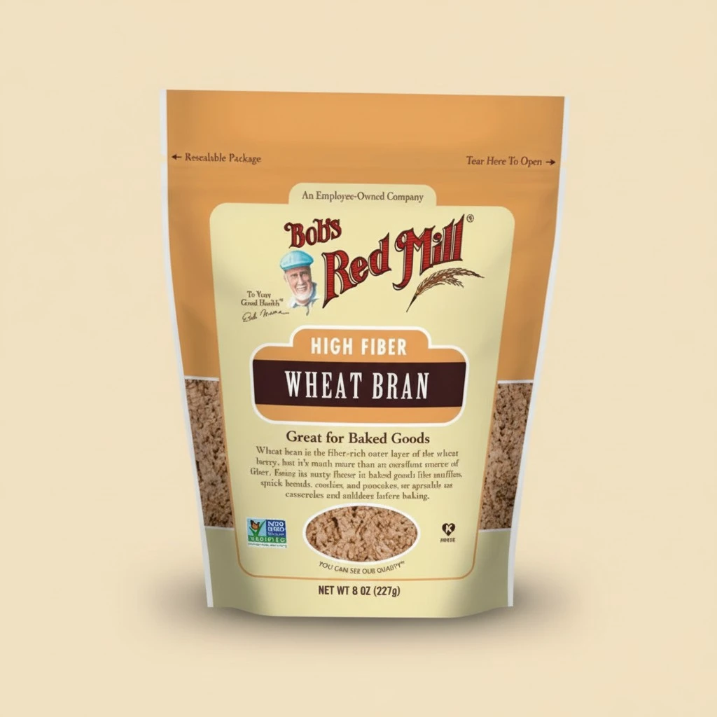 Bob's Red Mill Unprocessed Miller's Wheat Bran, 8 Ounce