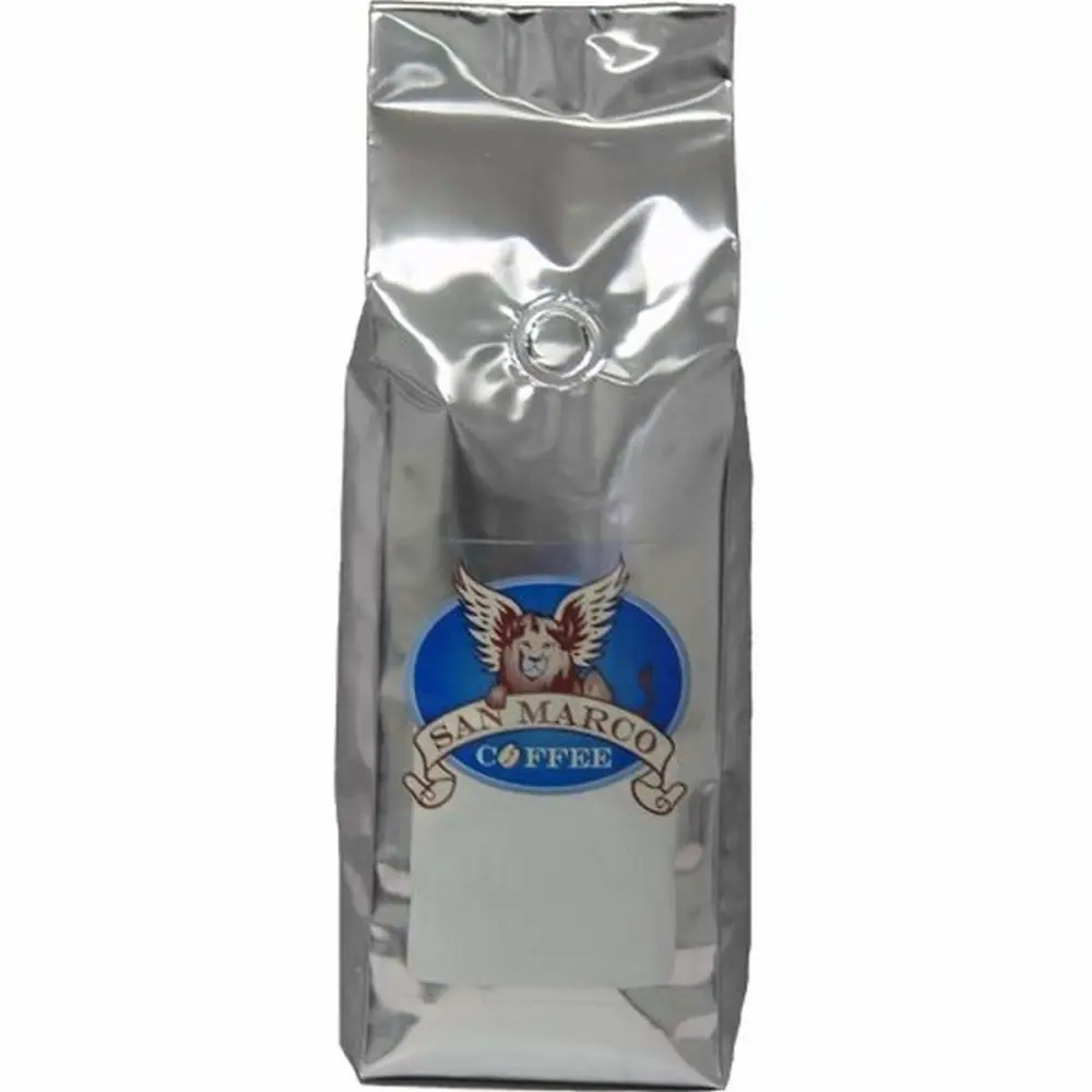 San Marco Coffee Flavored Ground Coffee, Caramel Nut, 1 Pound