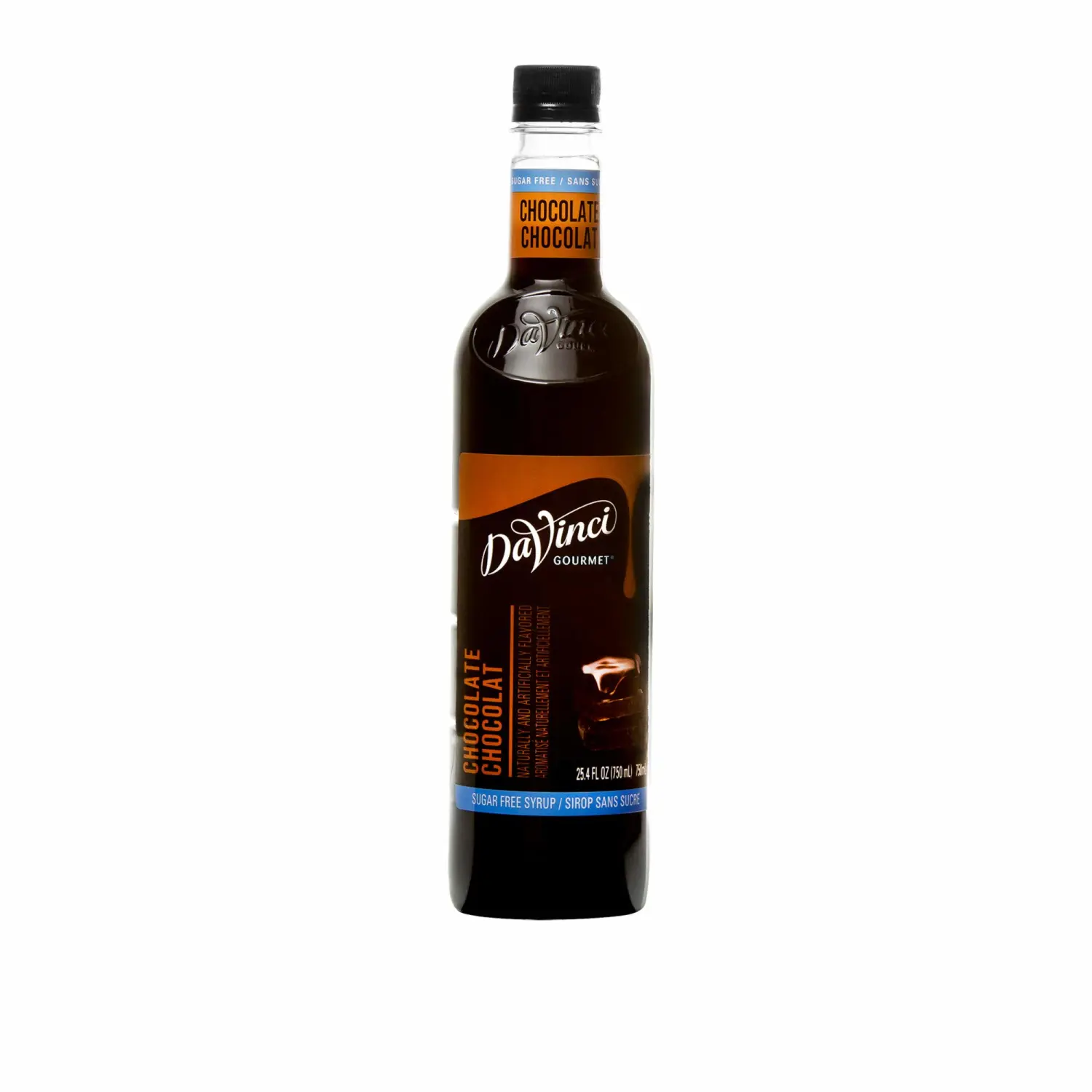 DaVinci Gourmet Sugar-Free Chocolate Syrup, 25.4 Fluid Ounces (Pack of 4)