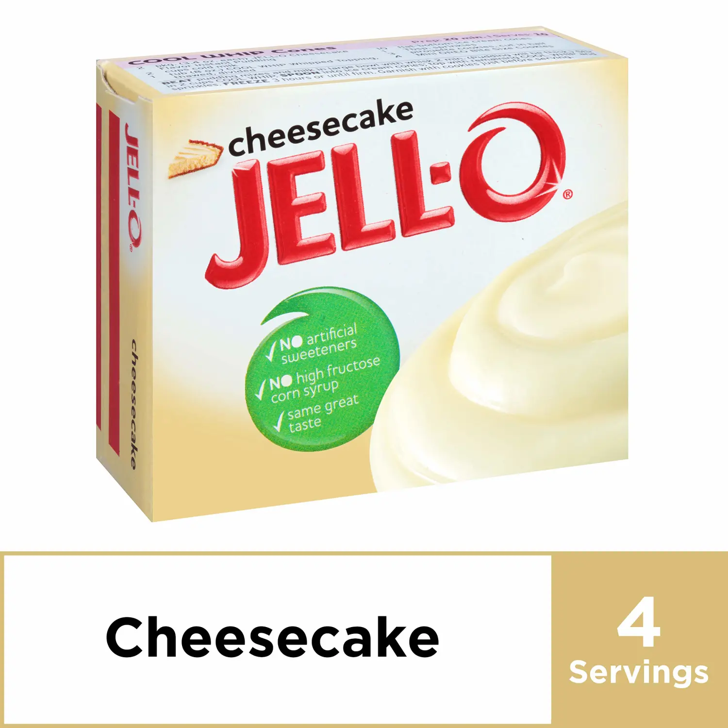 Jell-O Instant Cheesecake Pudding & Pie Filling (3.4 oz Boxes, Pack of 6)