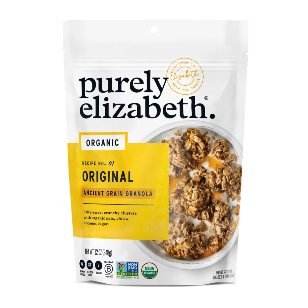 Purely Elizabeth, Organic Original, Ancient Grain Granola, Gluten-Free, Non-GMO (12oz Bag)