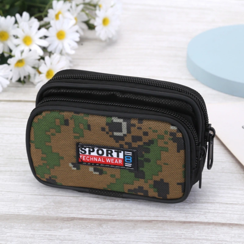 Men's Camouflage Canvas Wear Phone Bag