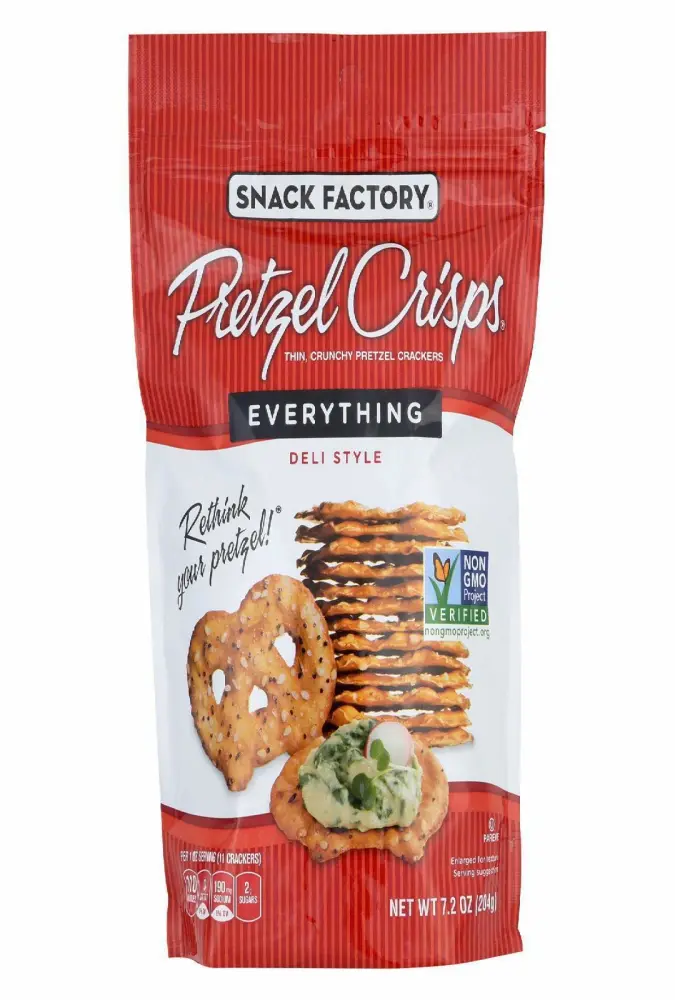 Snack Factory Pretzel Crisp Everything