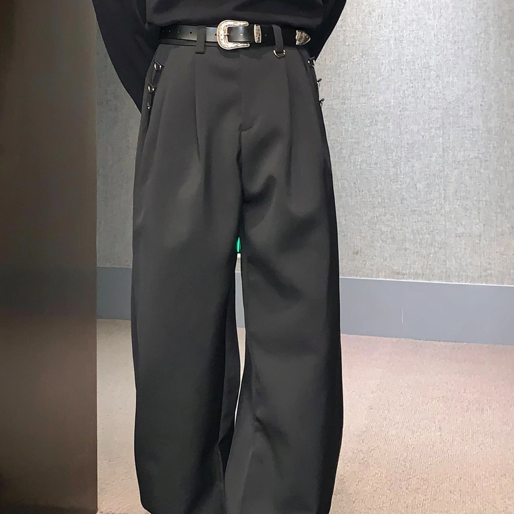 Men's Fashionable Wide Leg Casual Pants