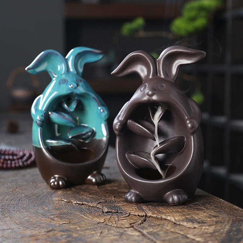 Ceramic Backflow Incense Burner Ornaments