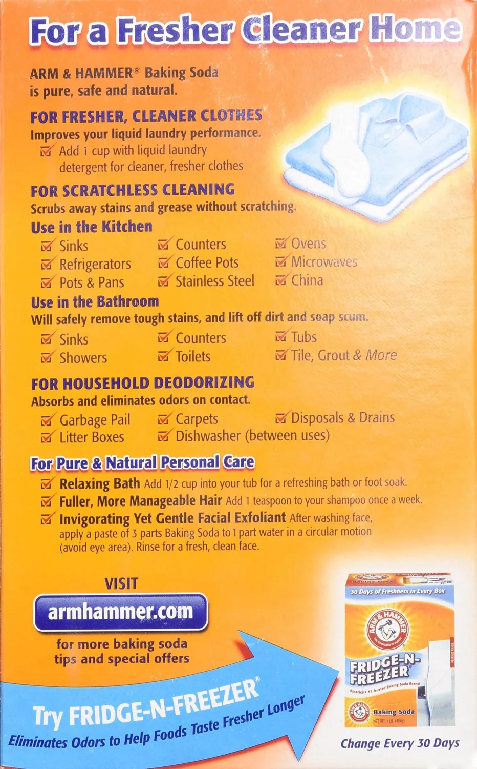 Arm & Hammer Baking Soda-4LB (01170)