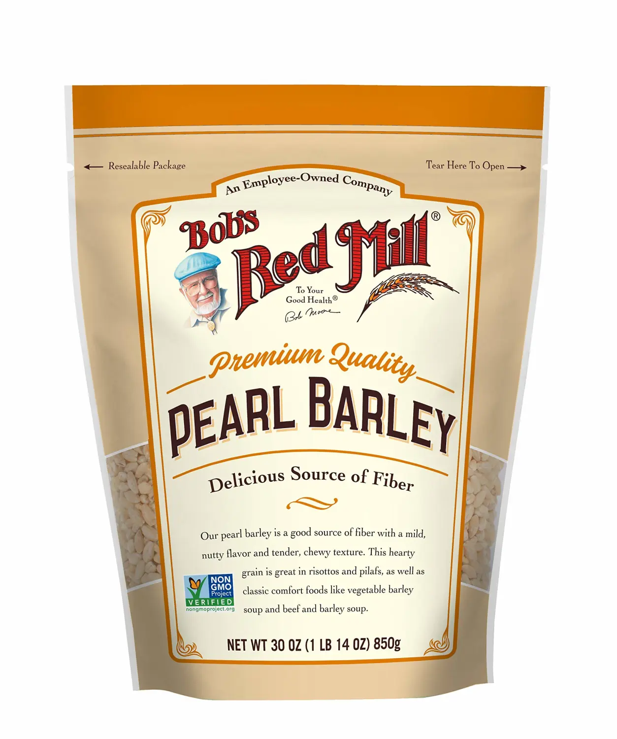 Bob's Red Mill Pearl Barley, 30oz (Pack of 1) - Non GMO, Vegan, Kosher