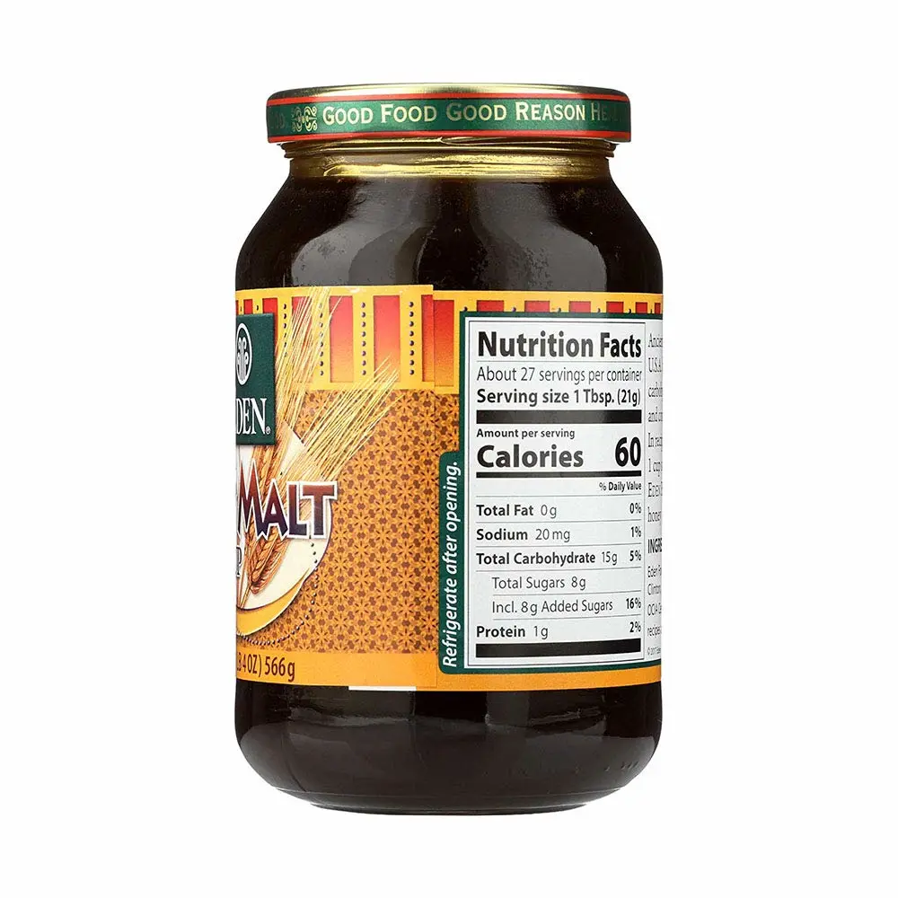 Eden Foods Organic Barley Malt Syrup - 1.4 lbs - 2 pc